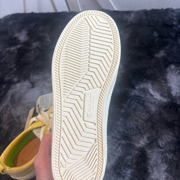 Cariuma Yellow Canvas Sneakers - Picture 7 of 8